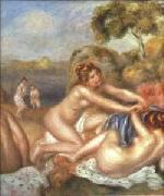 Pierre-Auguste Renoir Three Bathers, oil